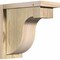 Ekena Millwork Del Monte Rough Sawn Corbel w/Backplate, Douglas Fir, 6"W x 12"D x 12"H COR06X12X12DEL01RDF - alternate 1